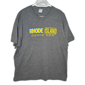 Rhode Island Comic Con T-Shirt | Port & Company Men's Size XL | Gray